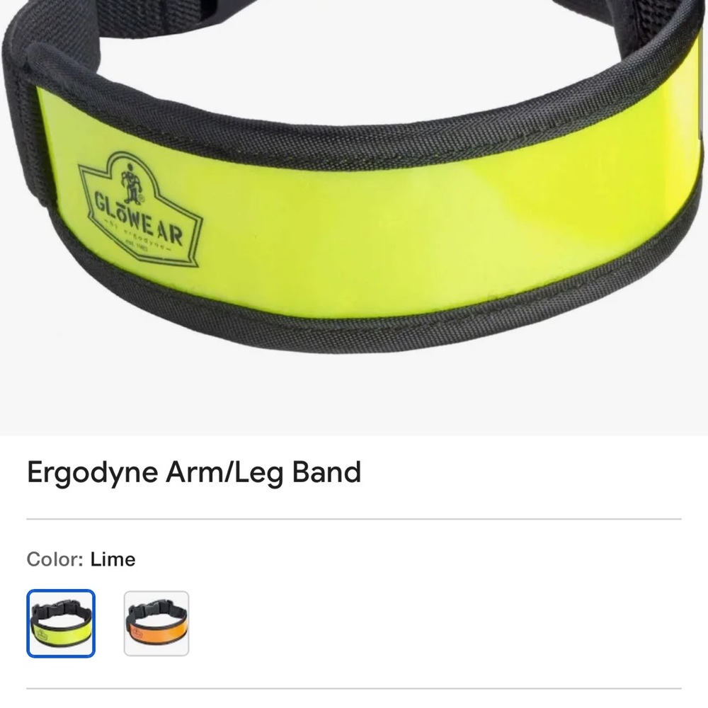 Black Adjustable Arm/Leg Reflective Band with Quick-Release Buckle